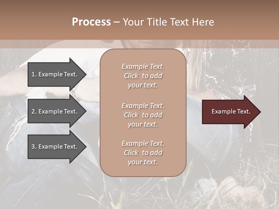 Hippie Couple PowerPoint Template