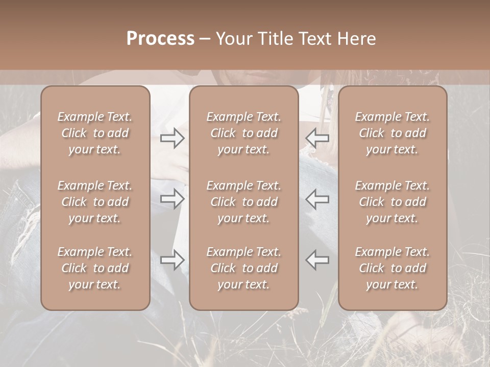 Hippie Couple PowerPoint Template