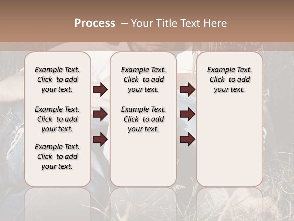 Hippie Couple PowerPoint Template