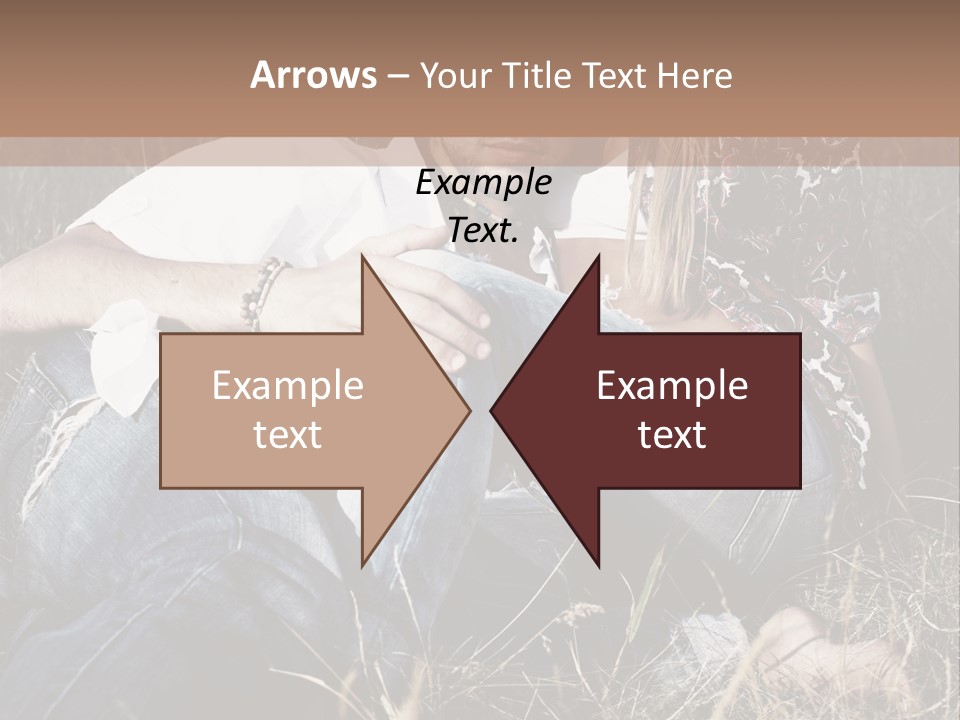 Hippie Couple PowerPoint Template