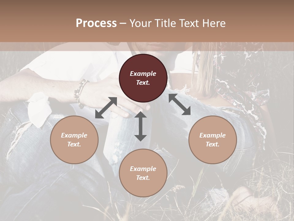 Hippie Couple PowerPoint Template