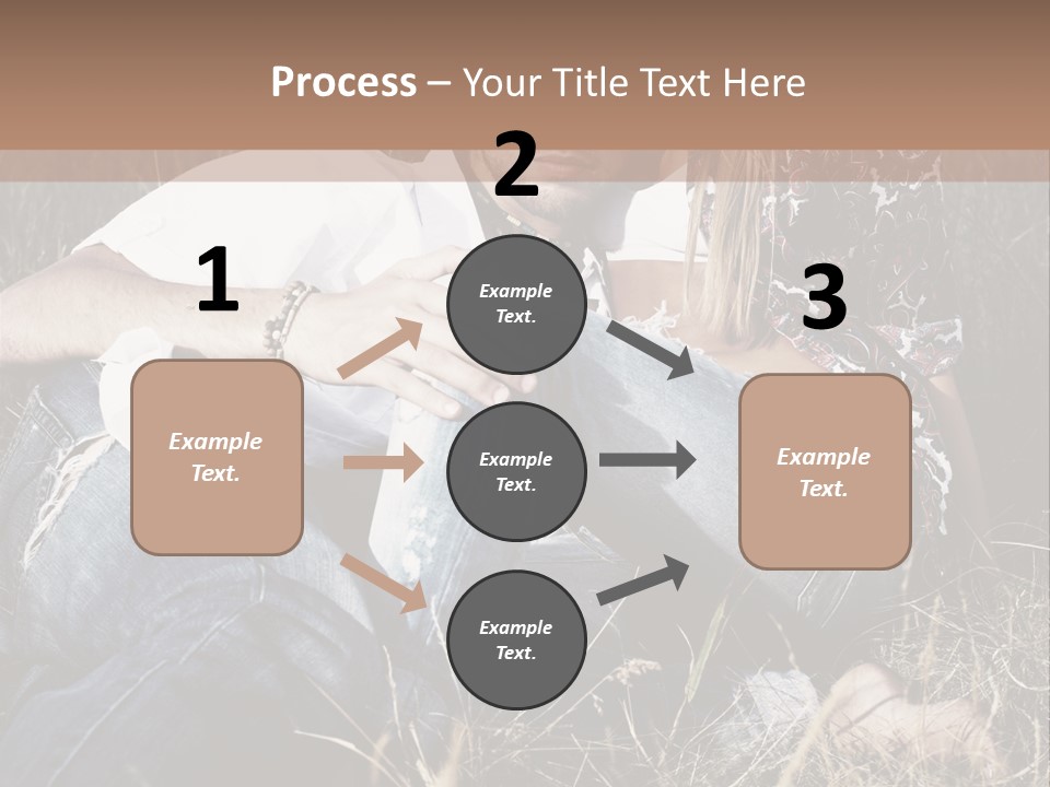 Hippie Couple PowerPoint Template