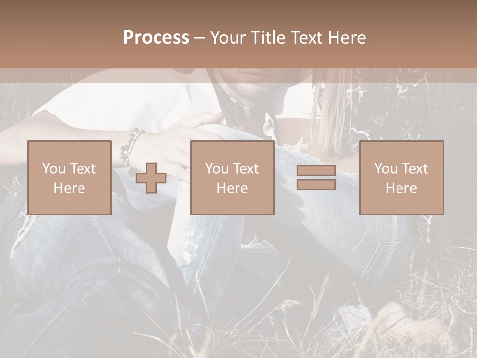 Hippie Couple PowerPoint Template