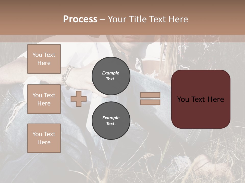 Hippie Couple PowerPoint Template