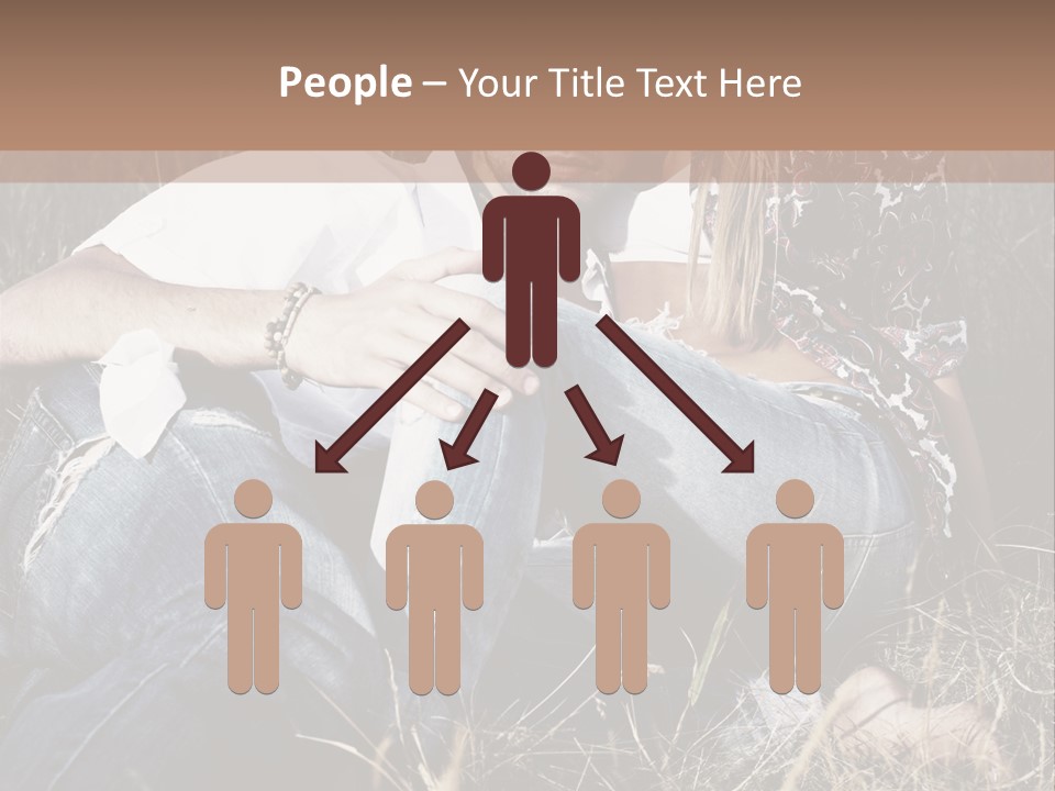 Hippie Couple PowerPoint Template