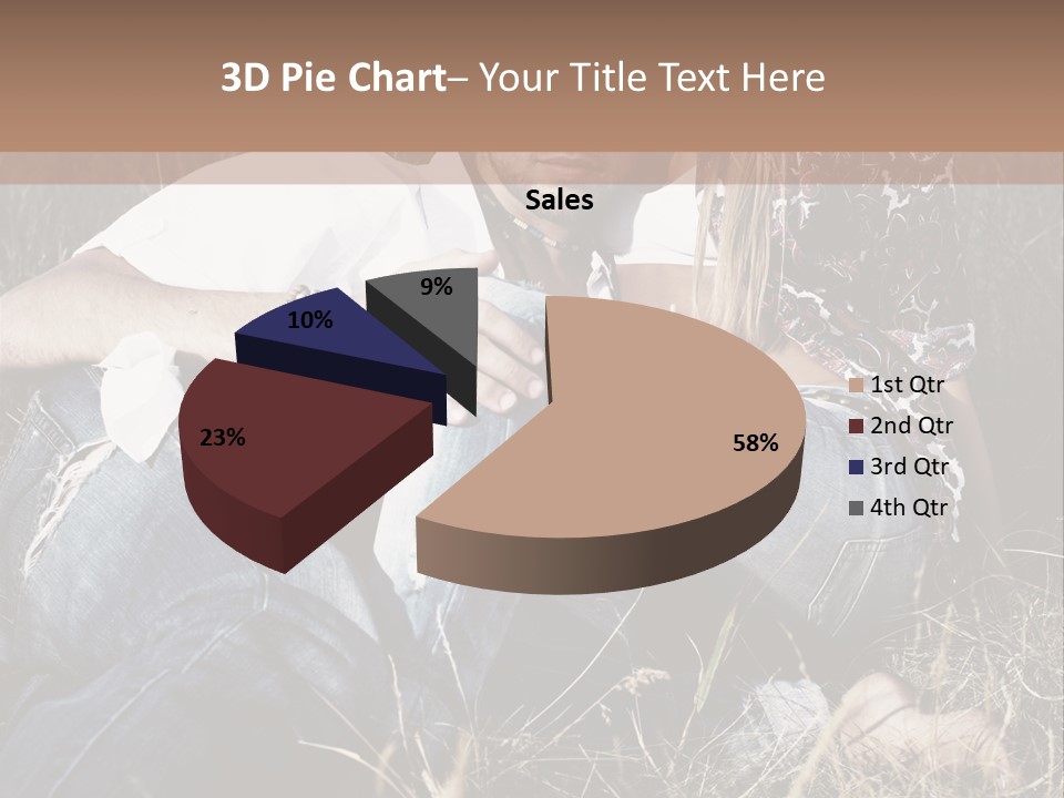 Hippie Couple PowerPoint Template