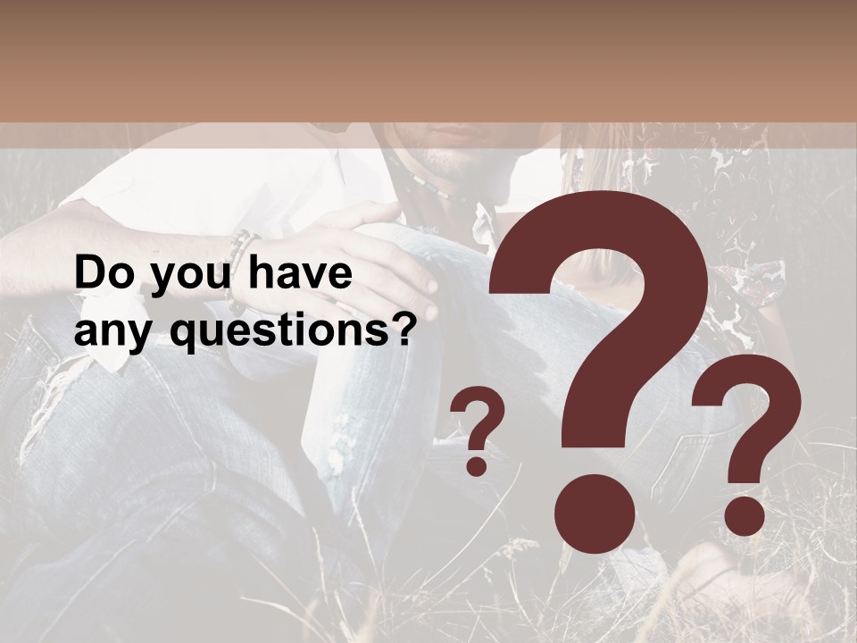 Hippie Couple PowerPoint Template