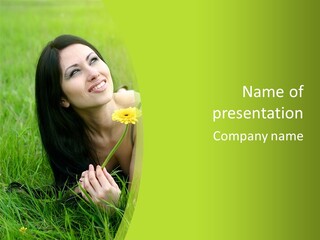 Care Y Girl PowerPoint Template