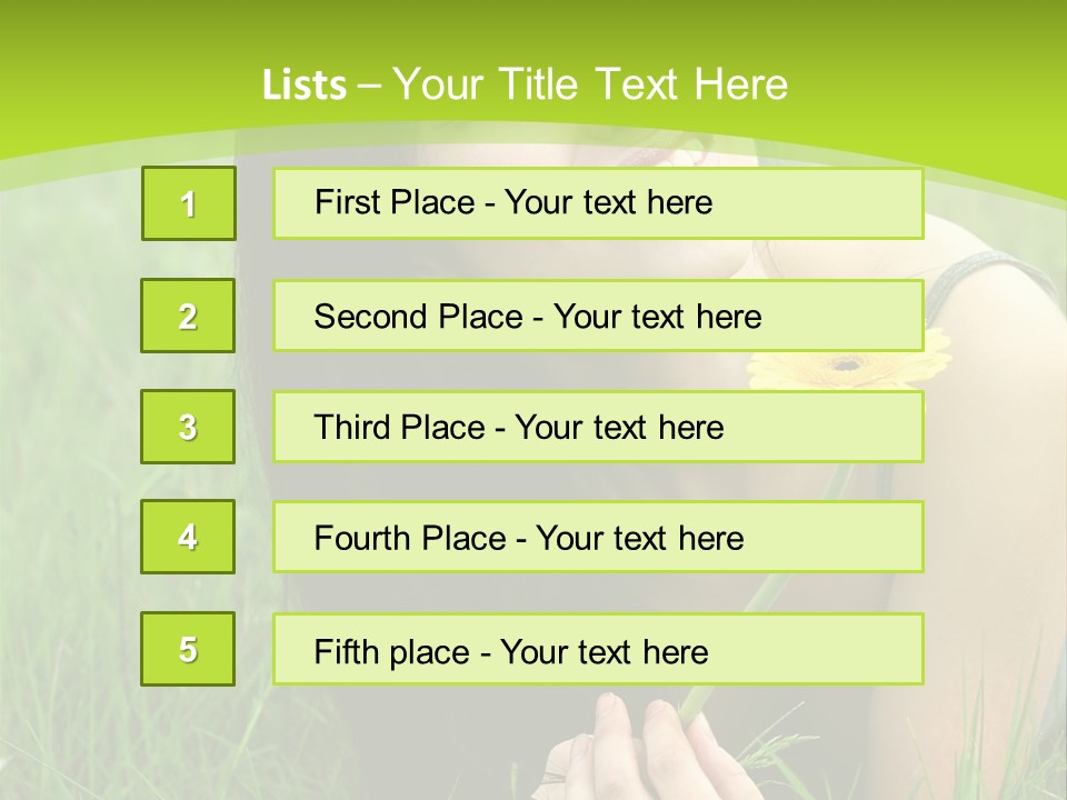 Care Y Girl PowerPoint Template