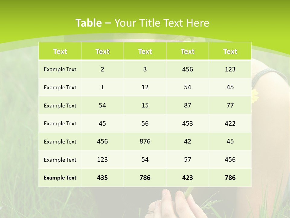 Care Y Girl PowerPoint Template