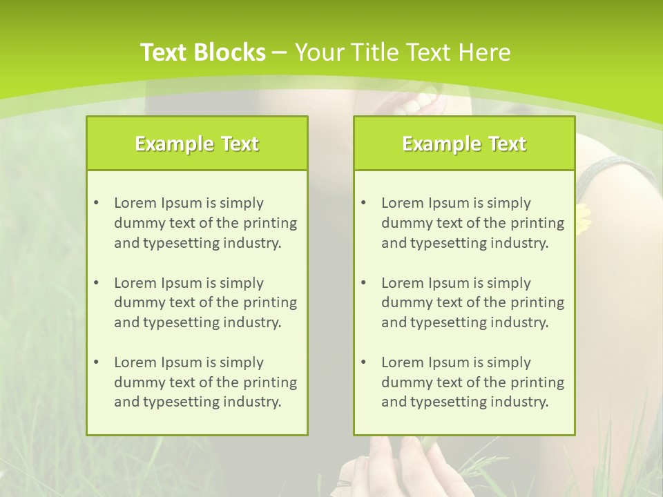 Care Y Girl PowerPoint Template