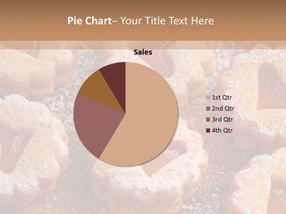 Dolcini A Forma Di Cuore PowerPoint Template