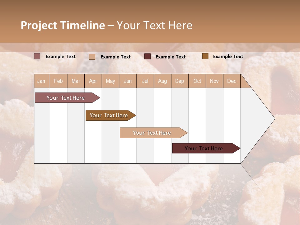 Dolcini A Forma Di Cuore PowerPoint Template