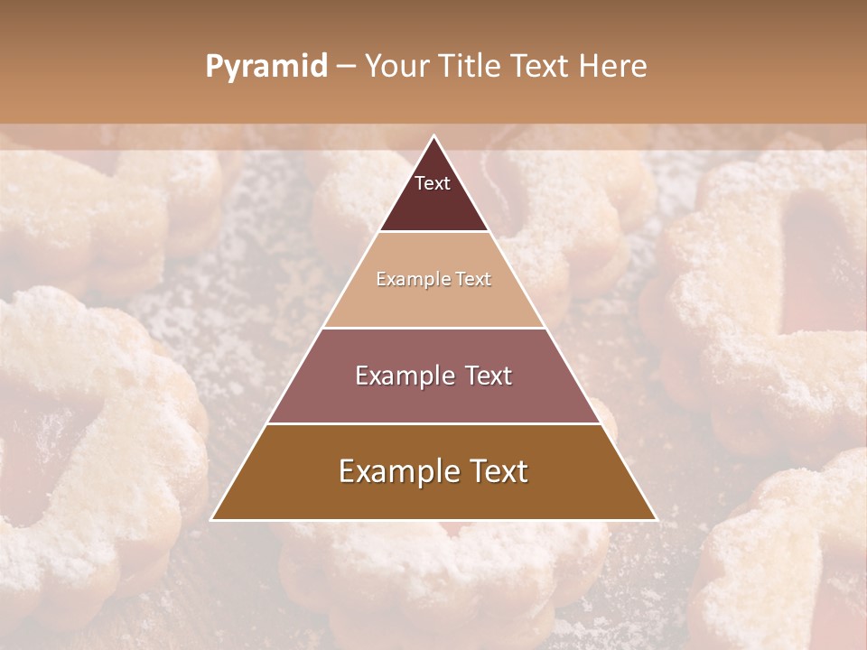 Dolcini A Forma Di Cuore PowerPoint Template