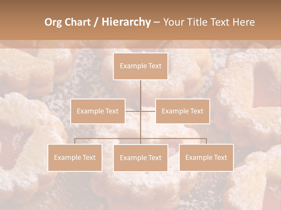 Dolcini A Forma Di Cuore PowerPoint Template