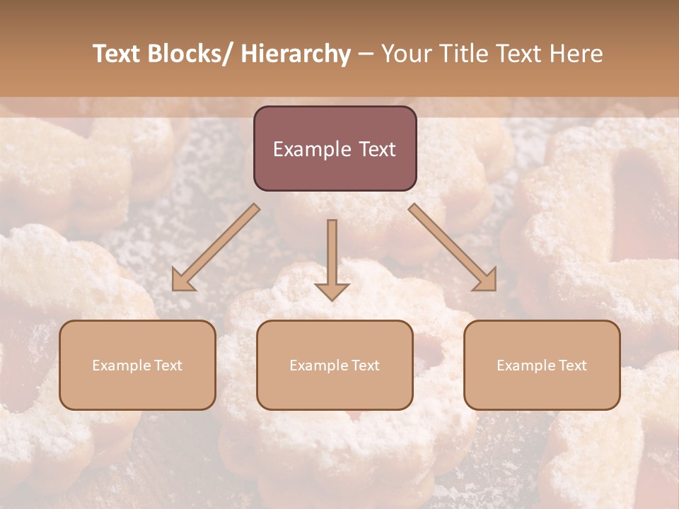 Dolcini A Forma Di Cuore PowerPoint Template