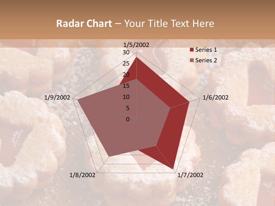 Dolcini A Forma Di Cuore PowerPoint Template
