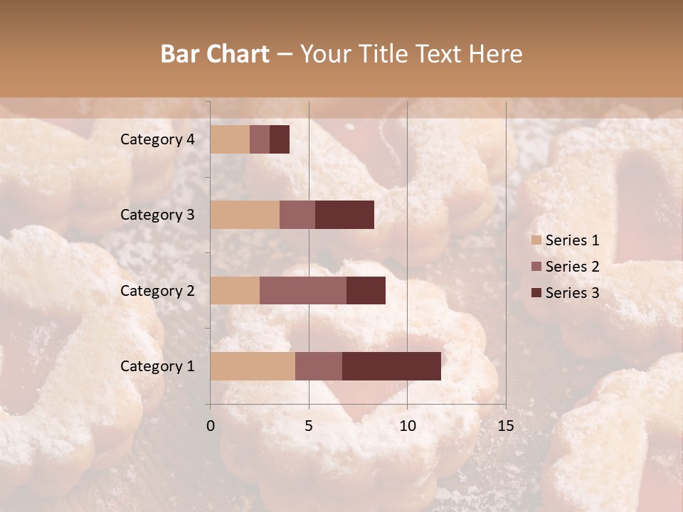 Dolcini A Forma Di Cuore PowerPoint Template