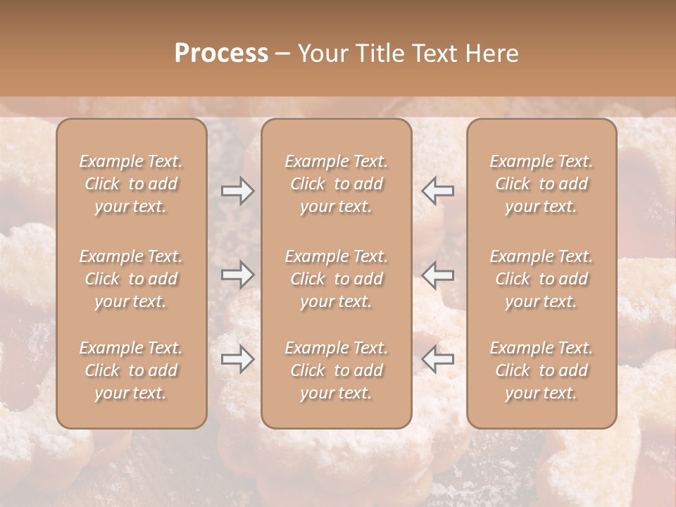 Dolcini A Forma Di Cuore PowerPoint Template