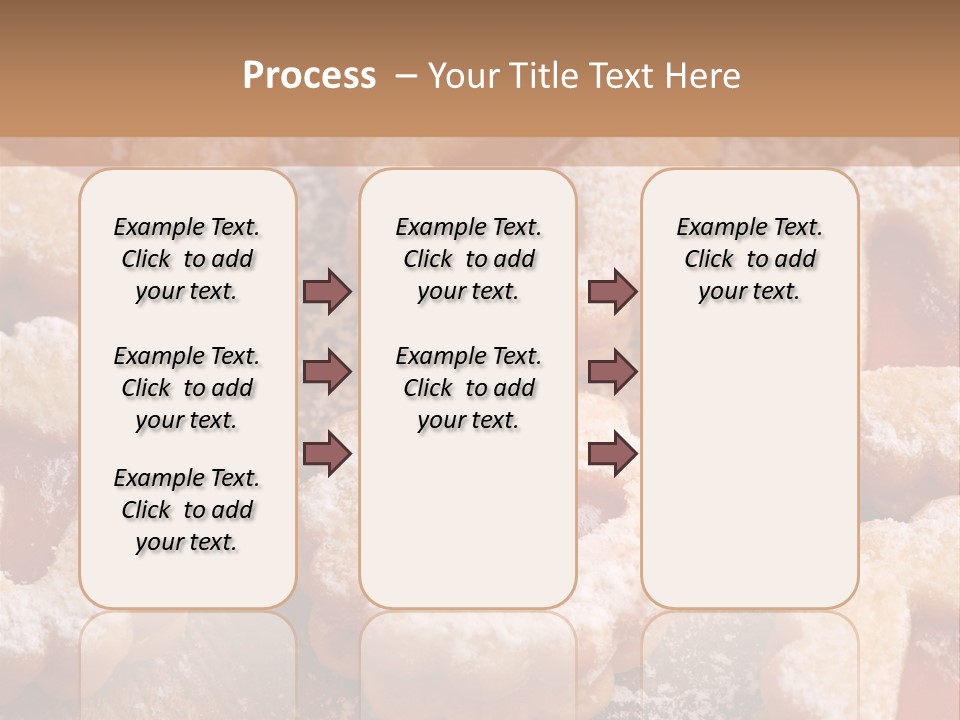 Dolcini A Forma Di Cuore PowerPoint Template