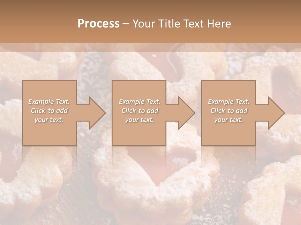 Dolcini A Forma Di Cuore PowerPoint Template