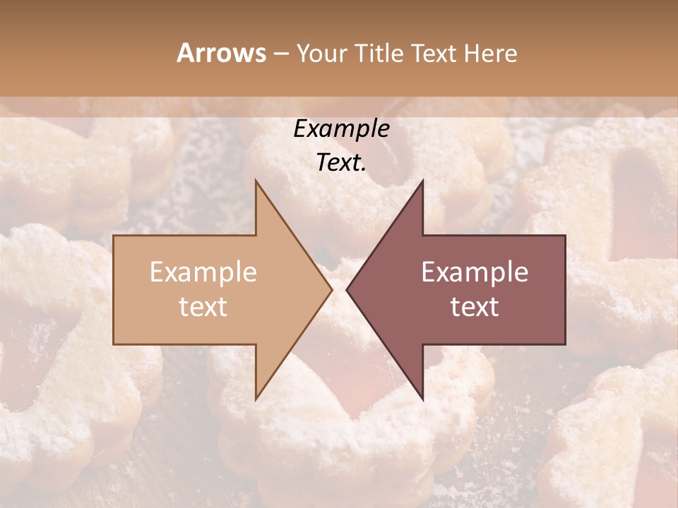 Dolcini A Forma Di Cuore PowerPoint Template
