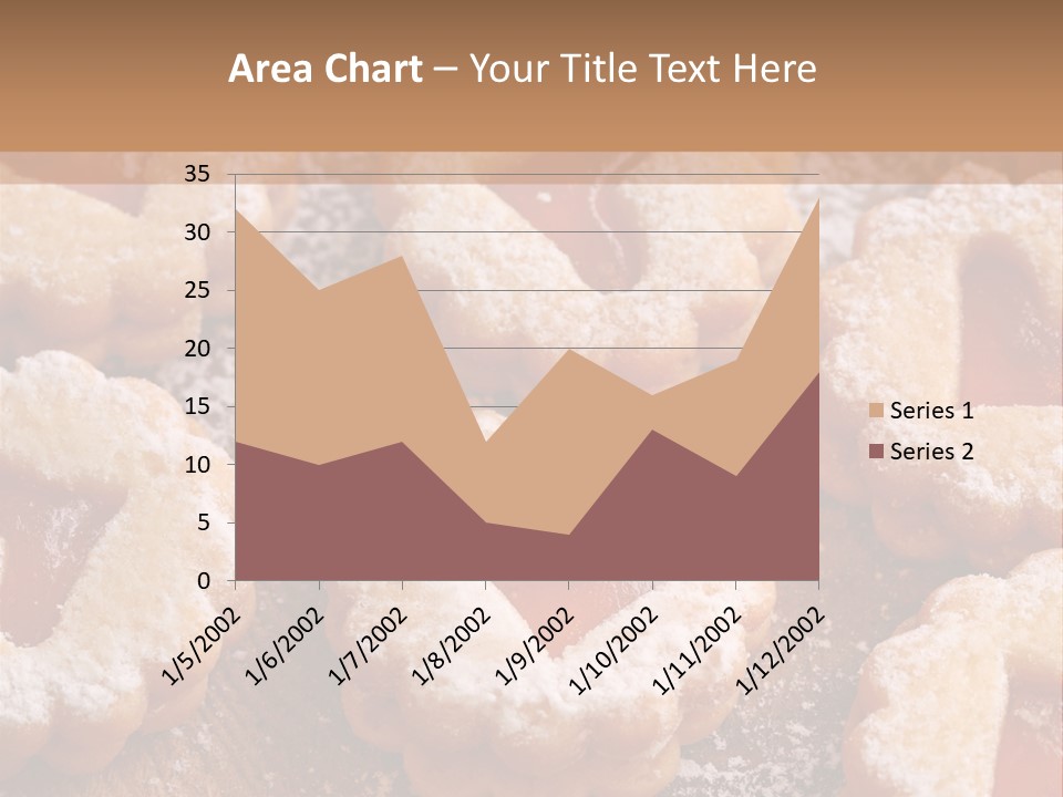 Dolcini A Forma Di Cuore PowerPoint Template
