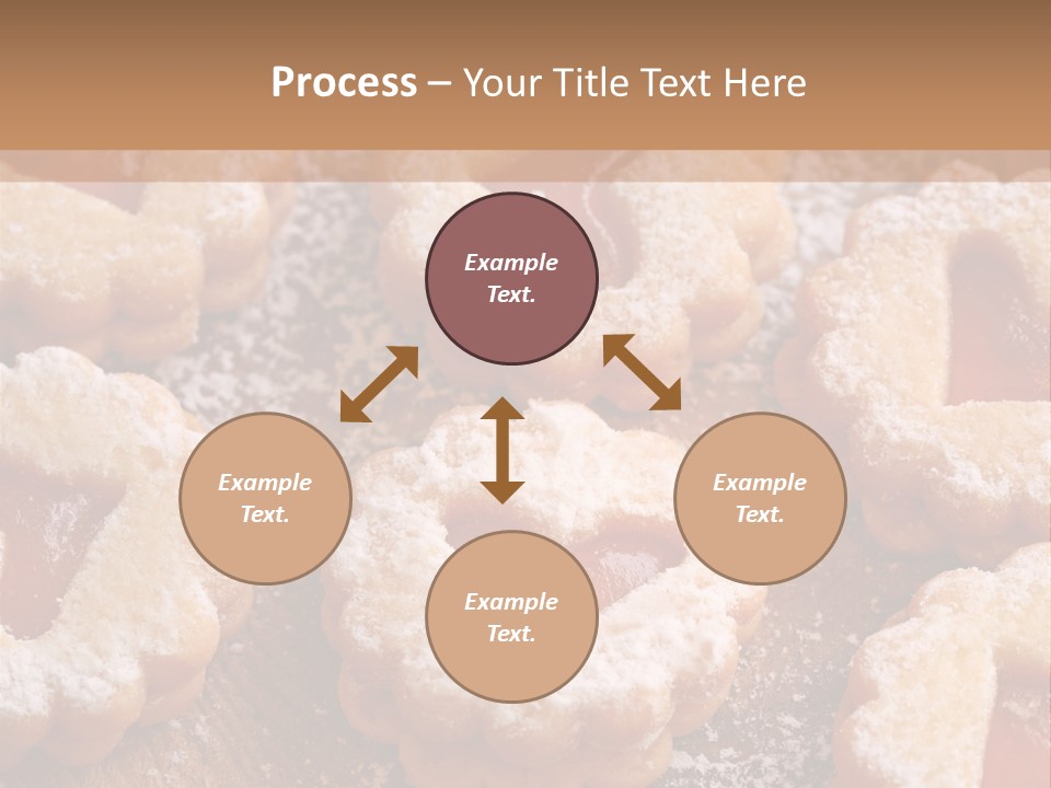 Dolcini A Forma Di Cuore PowerPoint Template