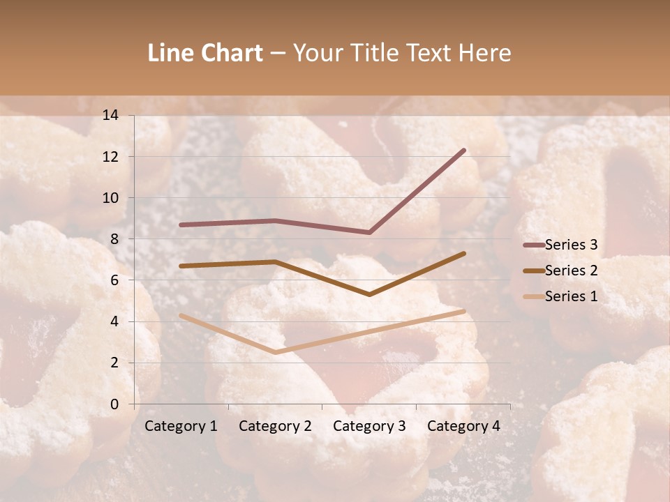 Dolcini A Forma Di Cuore PowerPoint Template