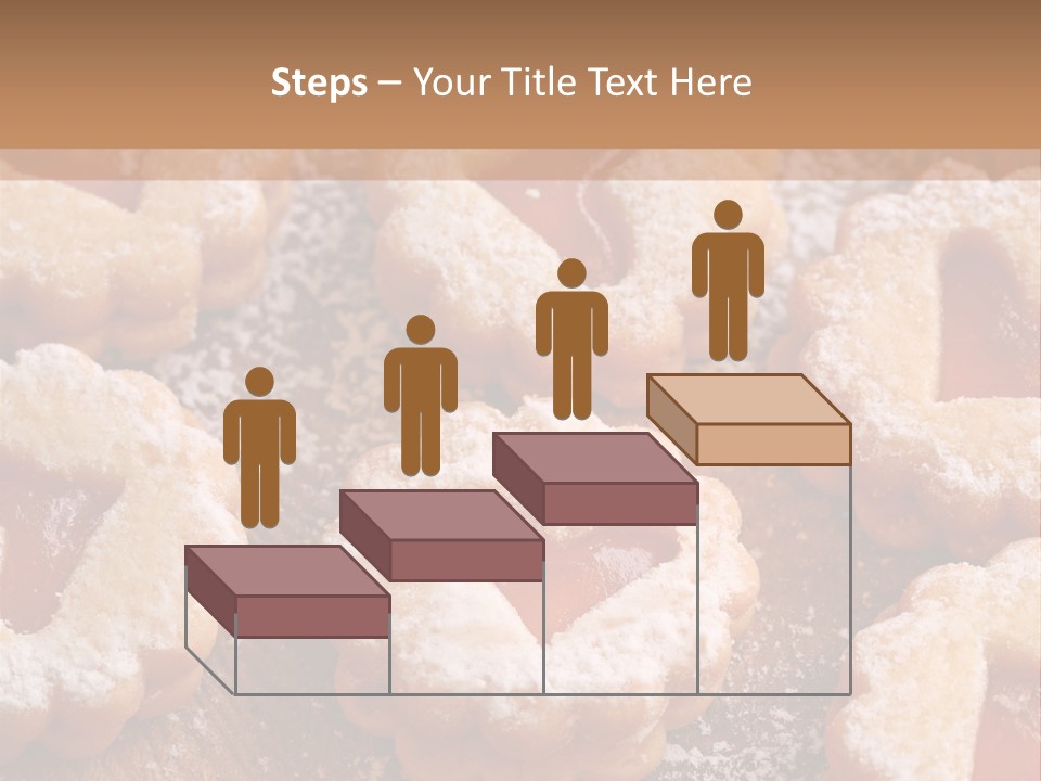 Dolcini A Forma Di Cuore PowerPoint Template