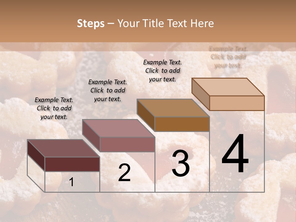 Dolcini A Forma Di Cuore PowerPoint Template