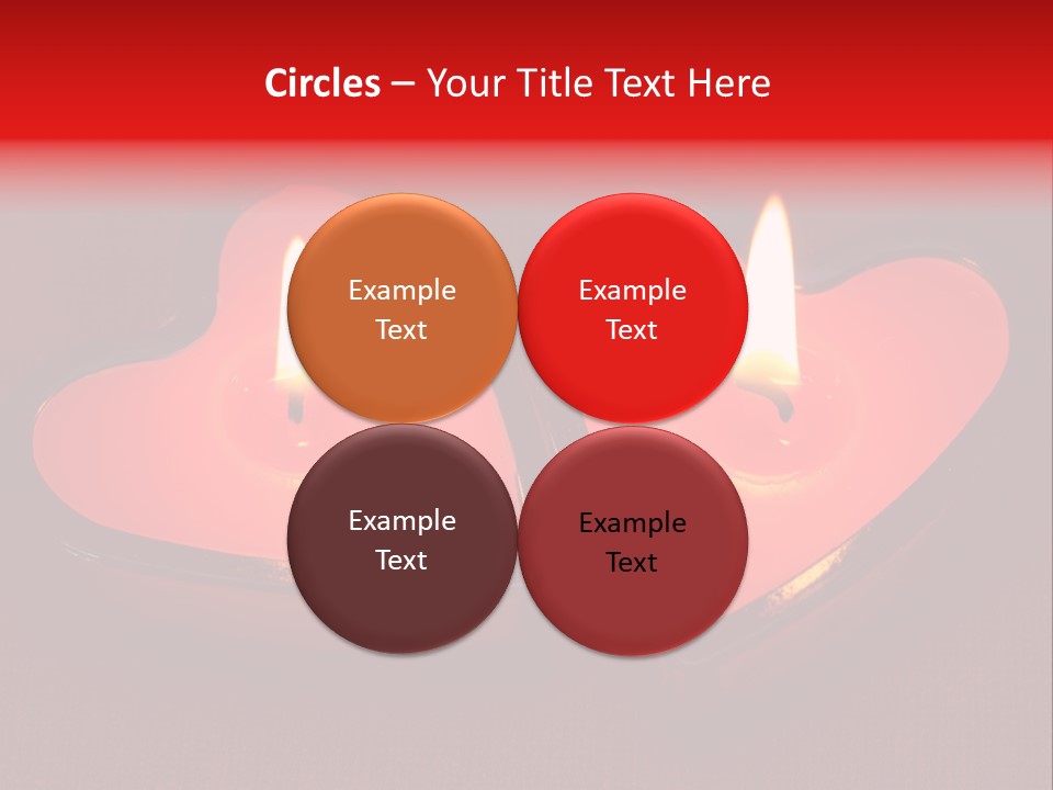 Two Candles PowerPoint Template