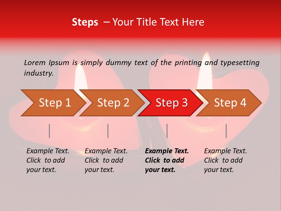 Two Candles PowerPoint Template