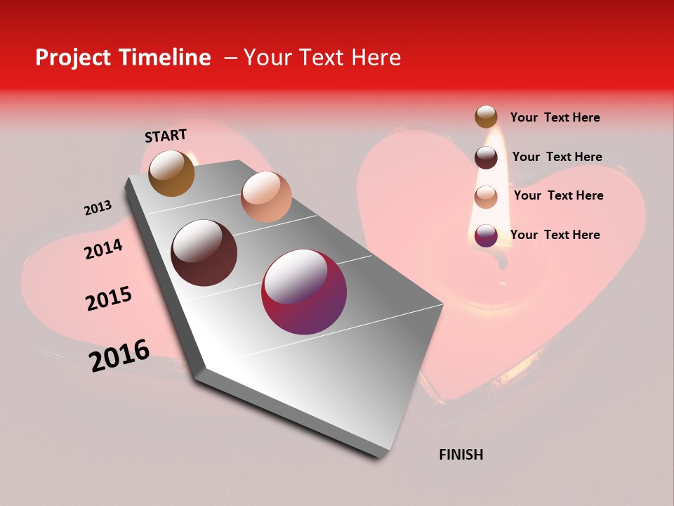 Two Candles PowerPoint Template