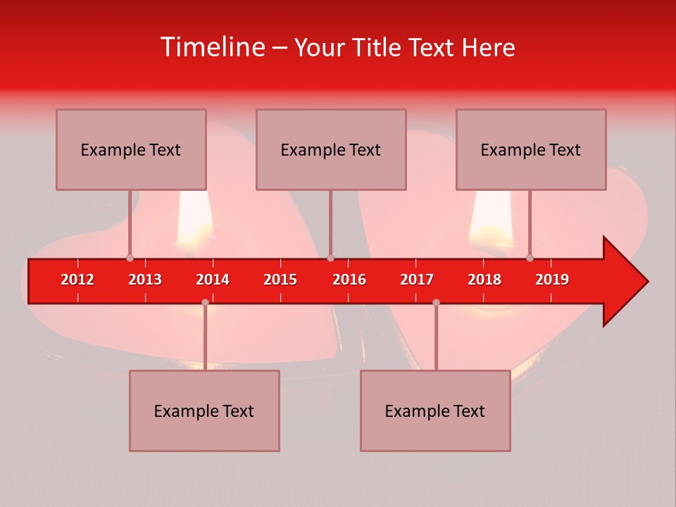 Two Candles PowerPoint Template