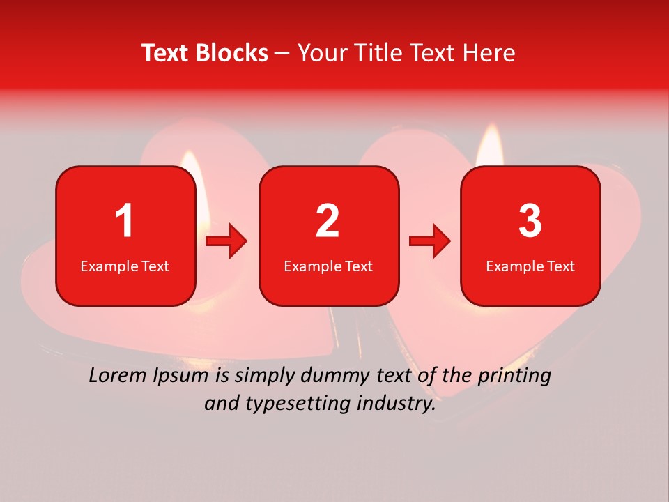 Two Candles PowerPoint Template