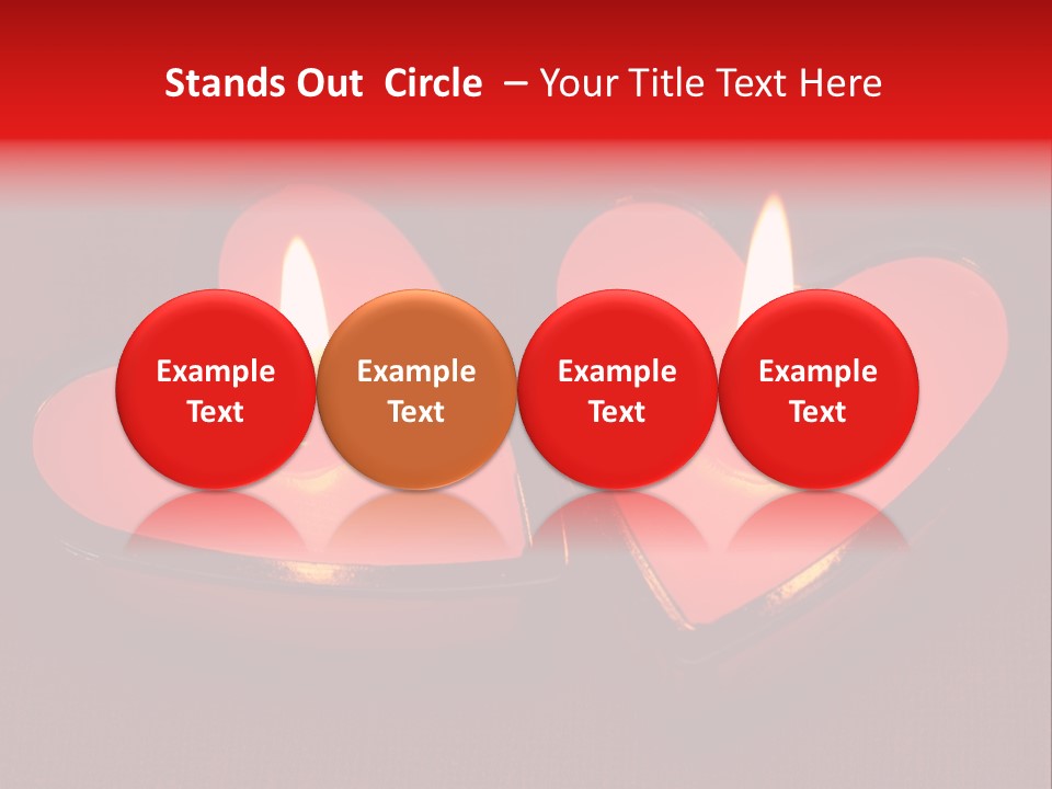 Two Candles PowerPoint Template