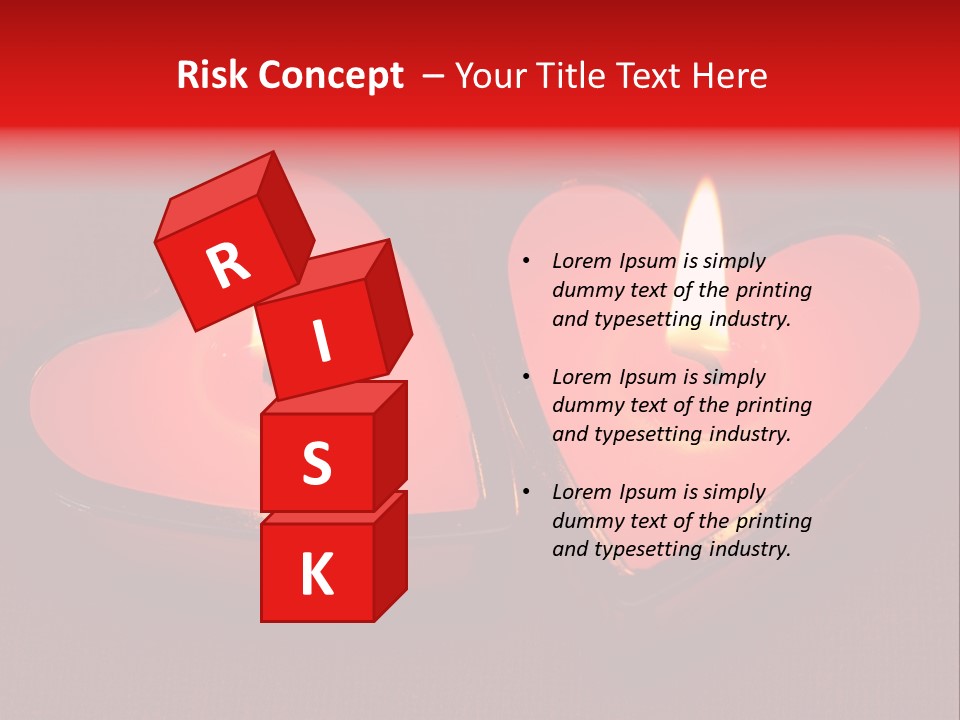 Two Candles PowerPoint Template
