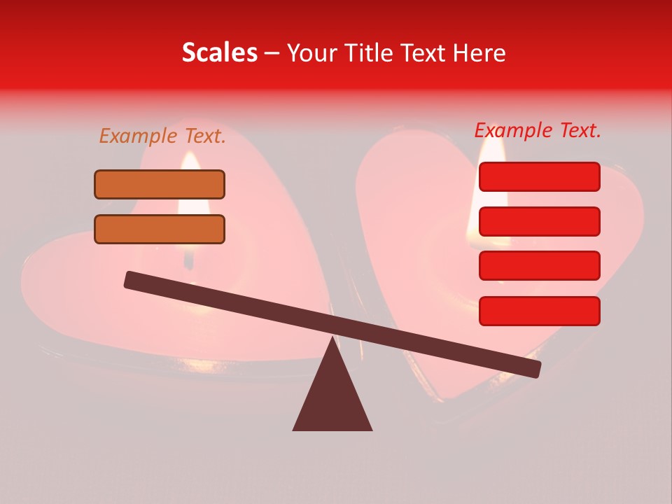Two Candles PowerPoint Template