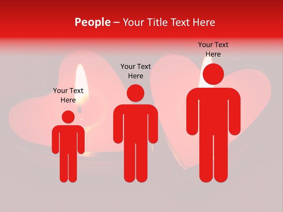 Two Candles PowerPoint Template