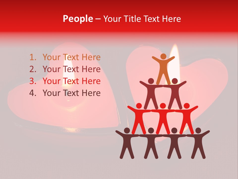 Two Candles PowerPoint Template