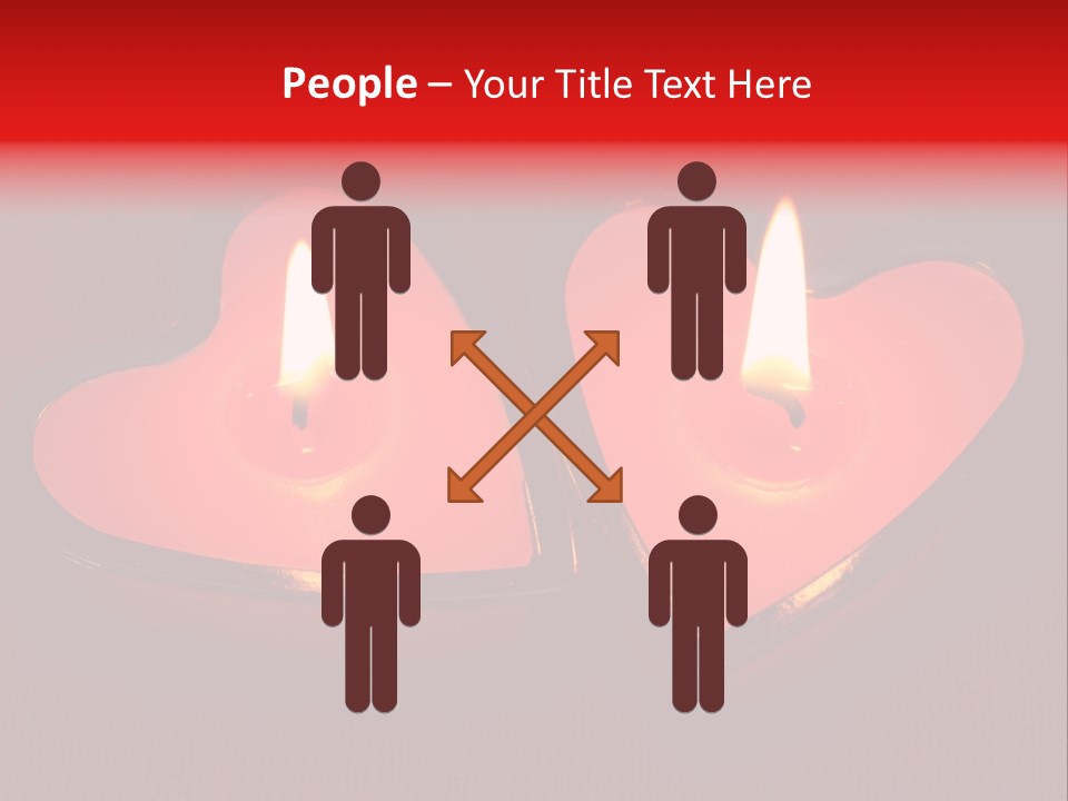 Two Candles PowerPoint Template