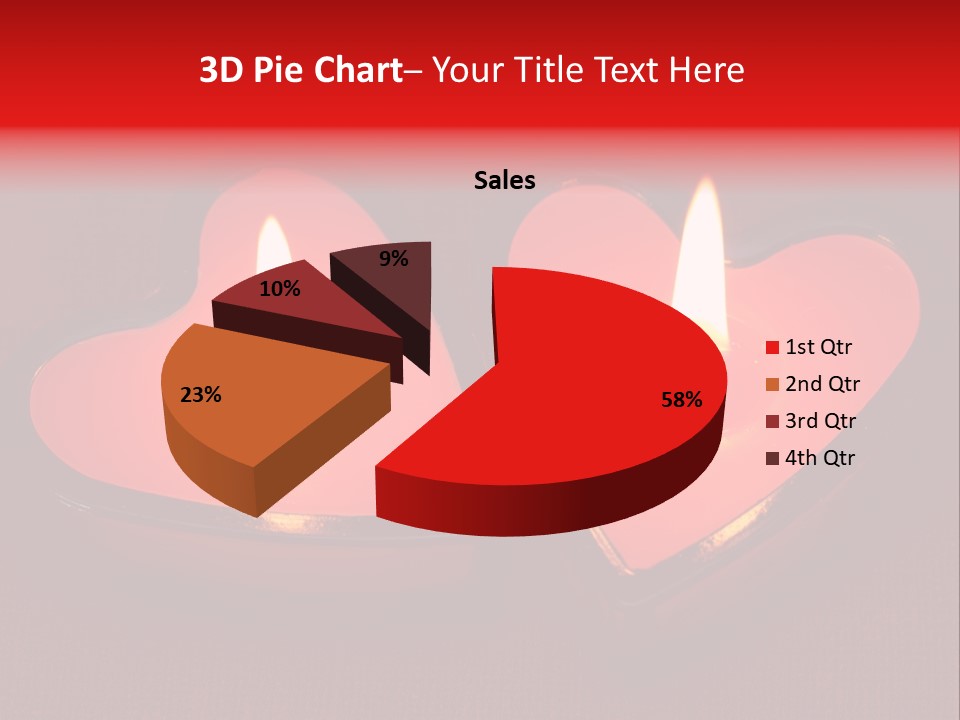 Two Candles PowerPoint Template