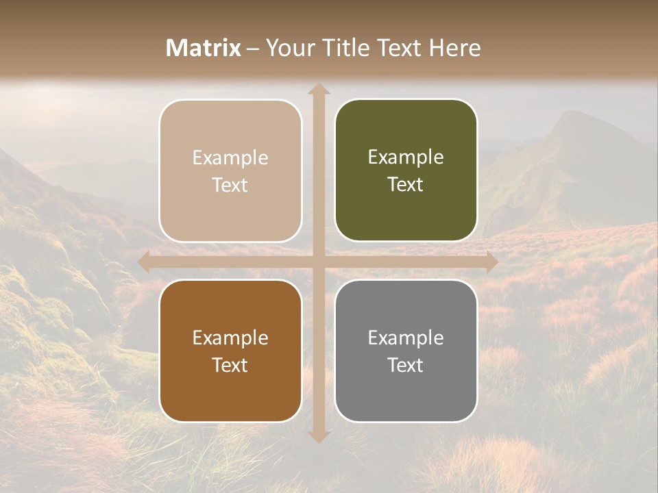 Blyznytsya Mountains Ukraine PowerPoint Template