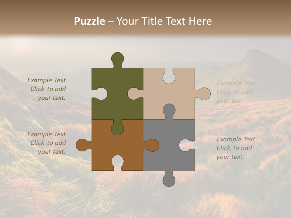 Blyznytsya Mountains Ukraine PowerPoint Template