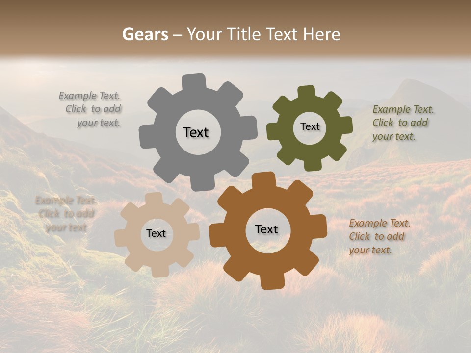 Blyznytsya Mountains Ukraine PowerPoint Template