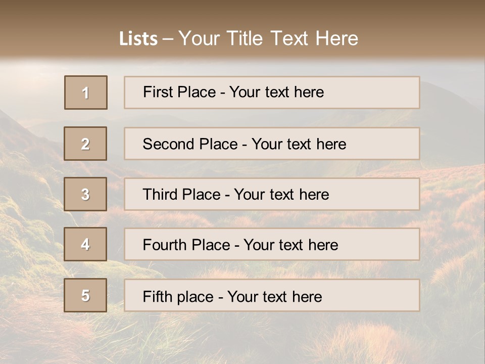 Blyznytsya Mountains Ukraine PowerPoint Template