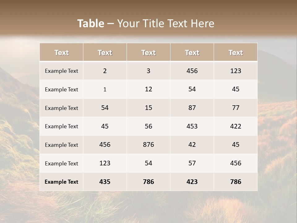 Blyznytsya Mountains Ukraine PowerPoint Template
