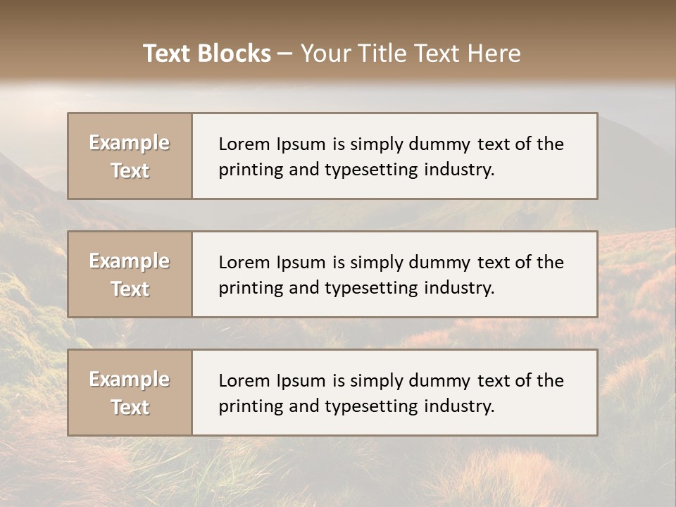 Blyznytsya Mountains Ukraine PowerPoint Template