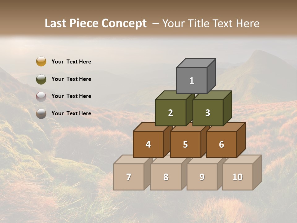 Blyznytsya Mountains Ukraine PowerPoint Template